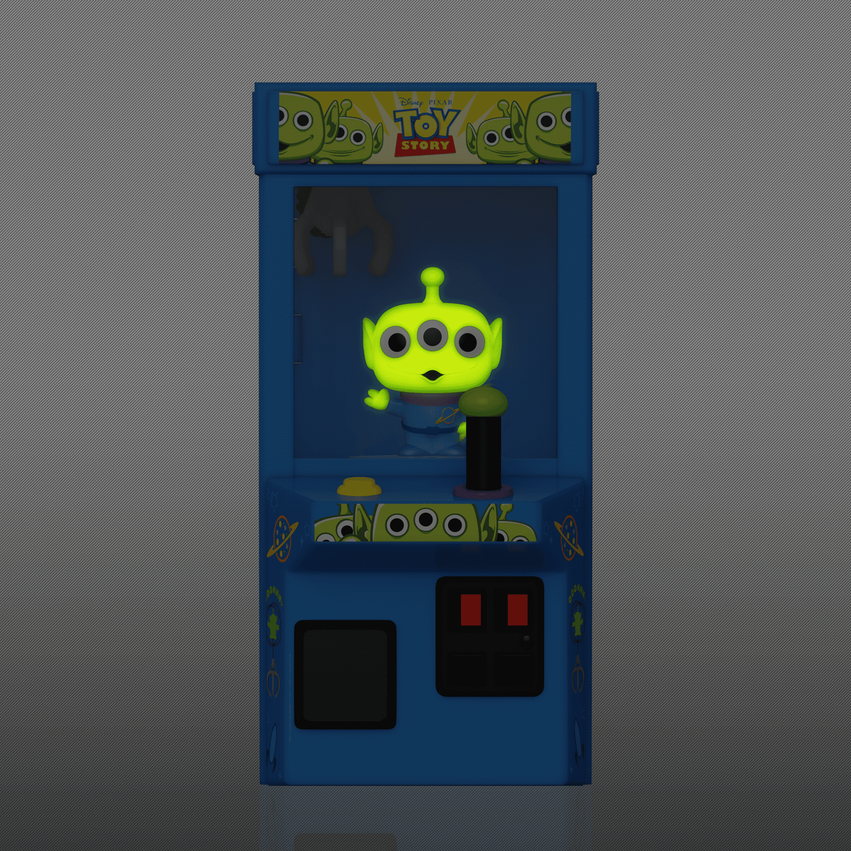 Funko Bitty POP! Arcade: Toy Story - Alien Claw Machine with Alien Collectible Glow-in-the-Dark Vinyl Mini-Figure