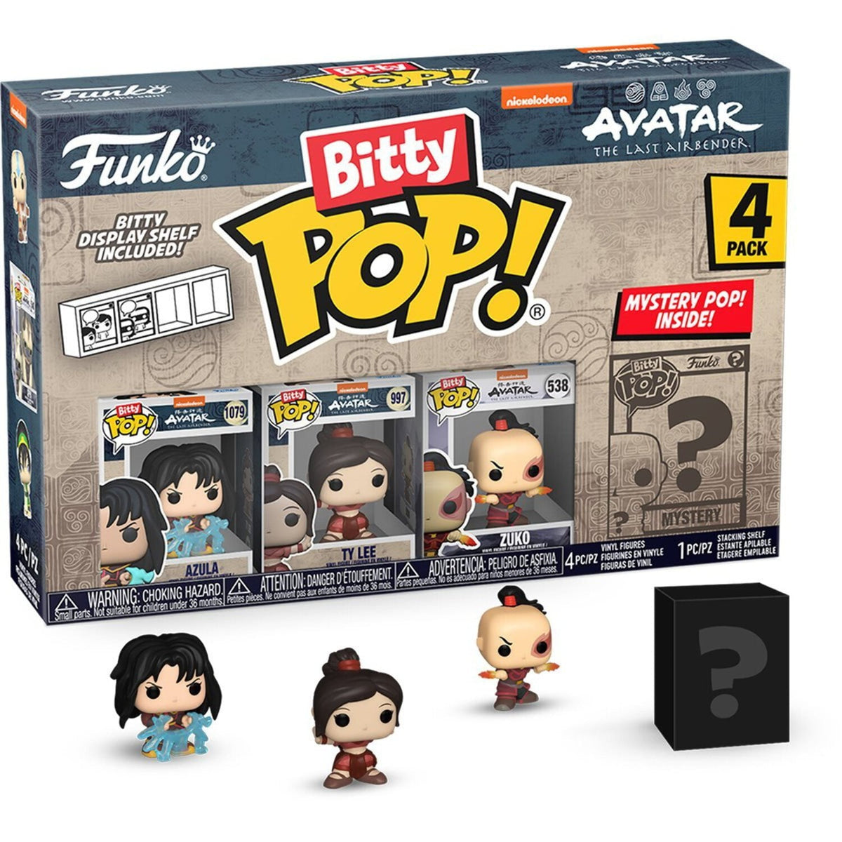 Avatar: TLA Azula Bitty Pop! Mini-Figure 4-Pack