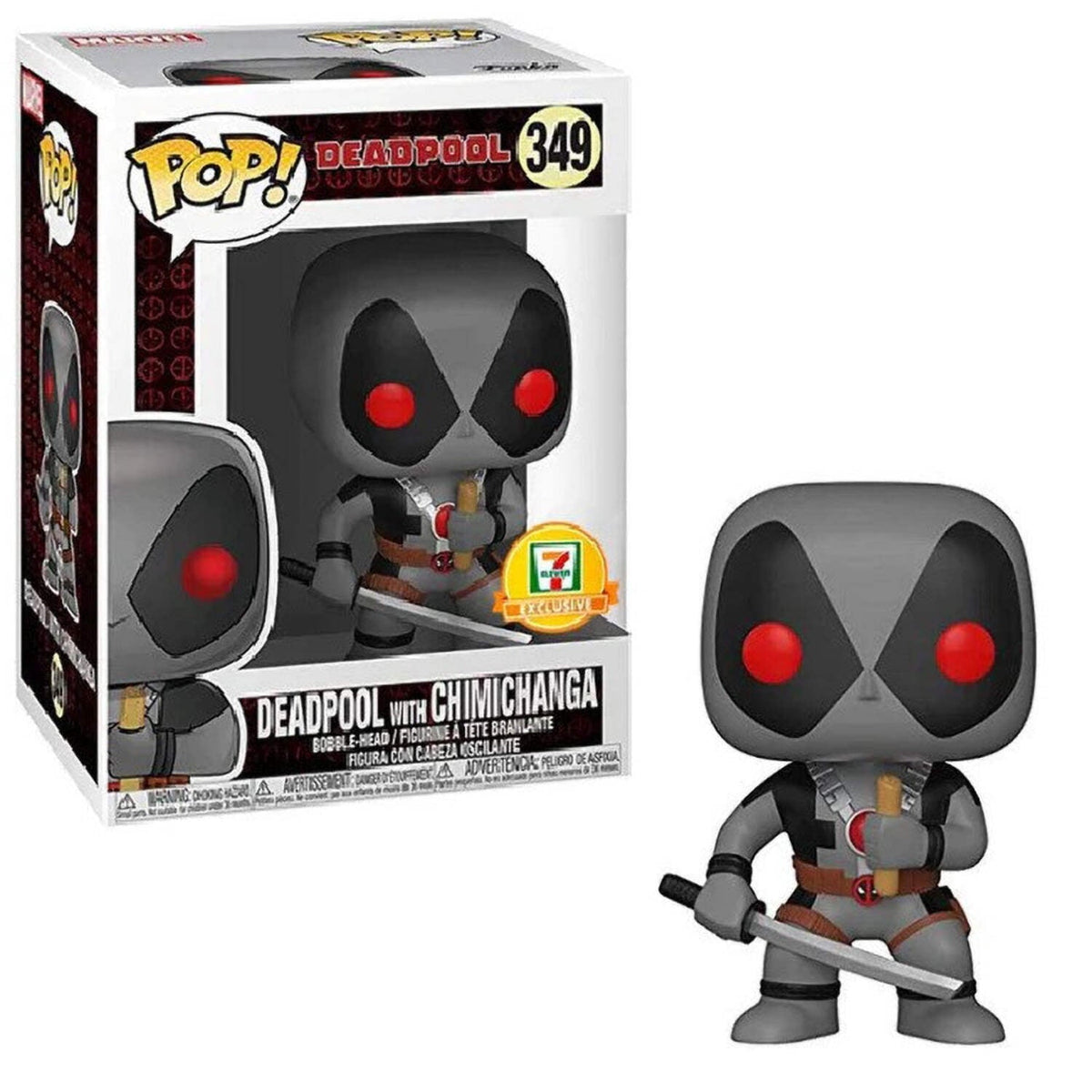 Funko Pop Marvel: Deadpool with Chimichanga Collectible Figure, Multicolor